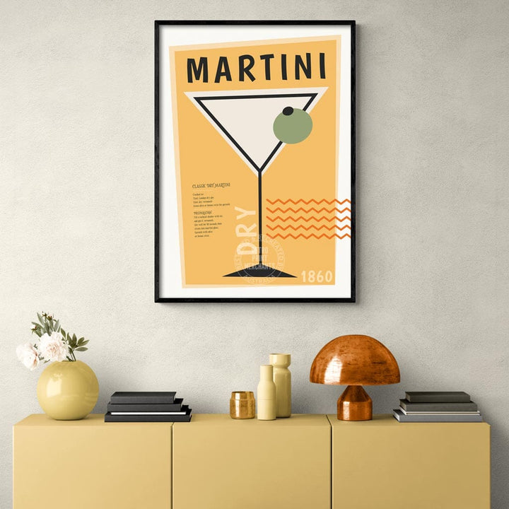 Dry Martini Cocktail | Worldwide Print Art