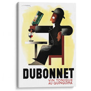 Dubonnet 1932 | France A3 297 X 420Mm 11.7 16.5 Inches / Stretched Canvas Print Art