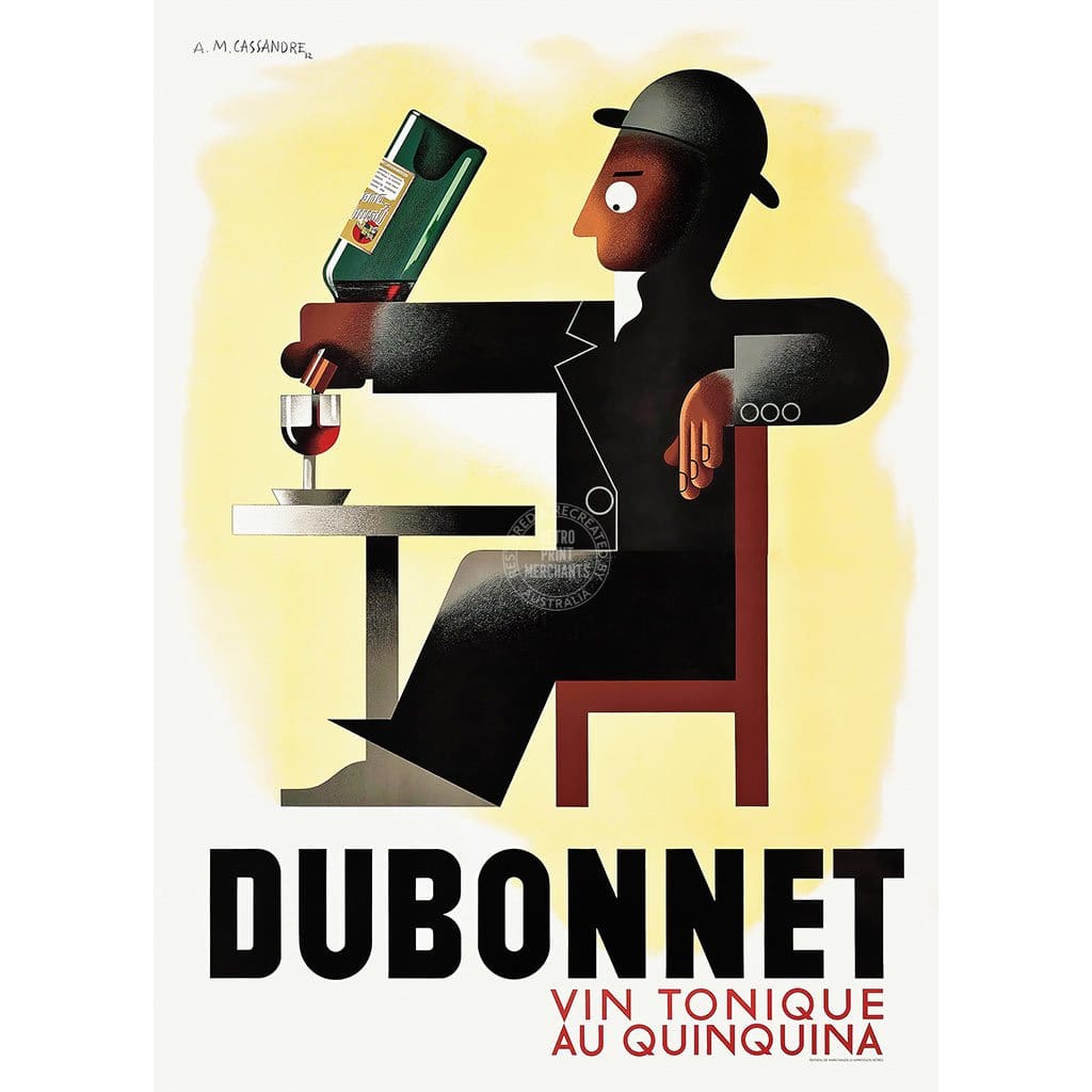 Dubonnet Aperitif 1932 Retro Vintage Poster Print | Retro Print