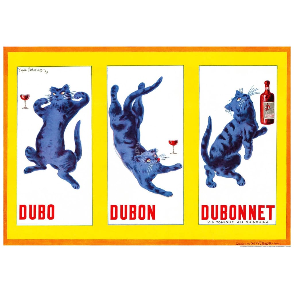 Dubonnet | France 422Mm X 295Mm 16.6 11.6 A3 / Unframed Print Art