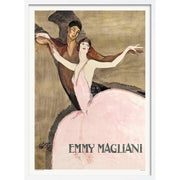 Emmy Magliani | France A4 210 X 297Mm 8.3 11.7 Inches / Framed Print: White Timber Print Art