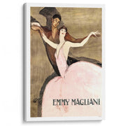 Emmy Magliani | France A4 210 X 297Mm 8.3 11.7 Inches / Stretched Canvas Print Art