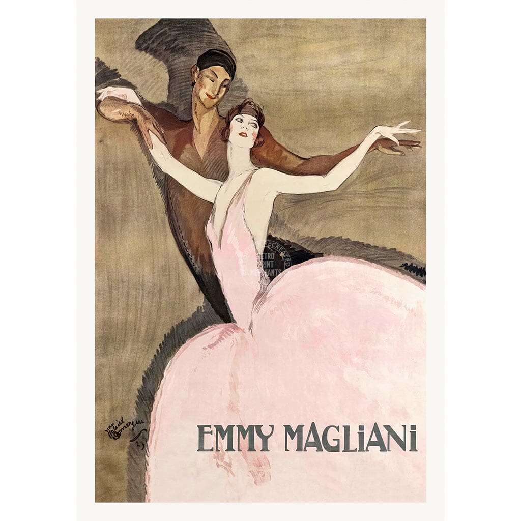 Emmy Magliani | France A4 210 X 297Mm 8.3 11.7 Inches / Unframed Print Art