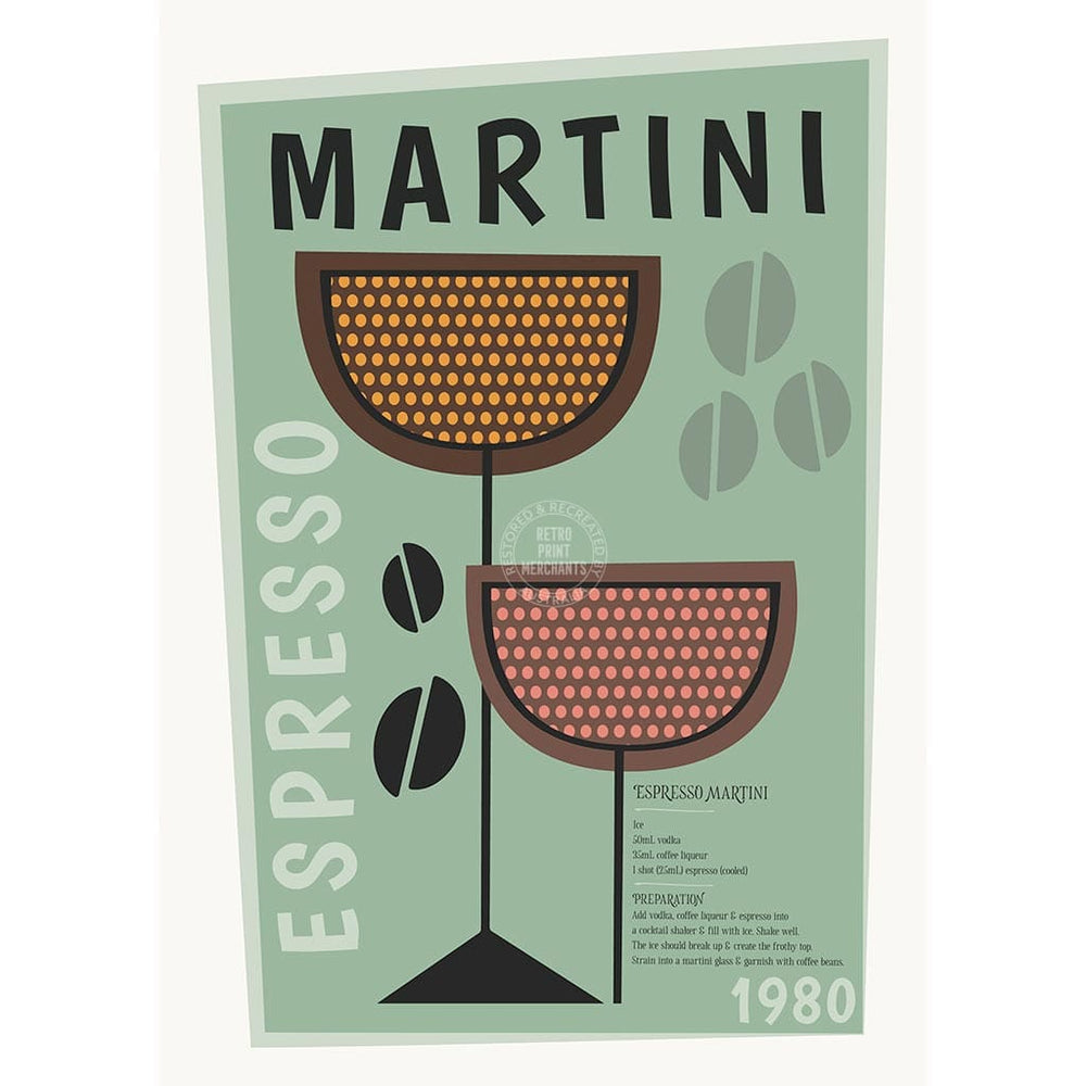 Espresso Martini Cocktail | Worldwide Print Art