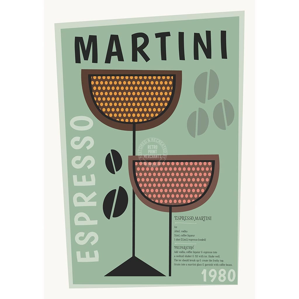 Espresso Martini Cocktail | Worldwide Print Art