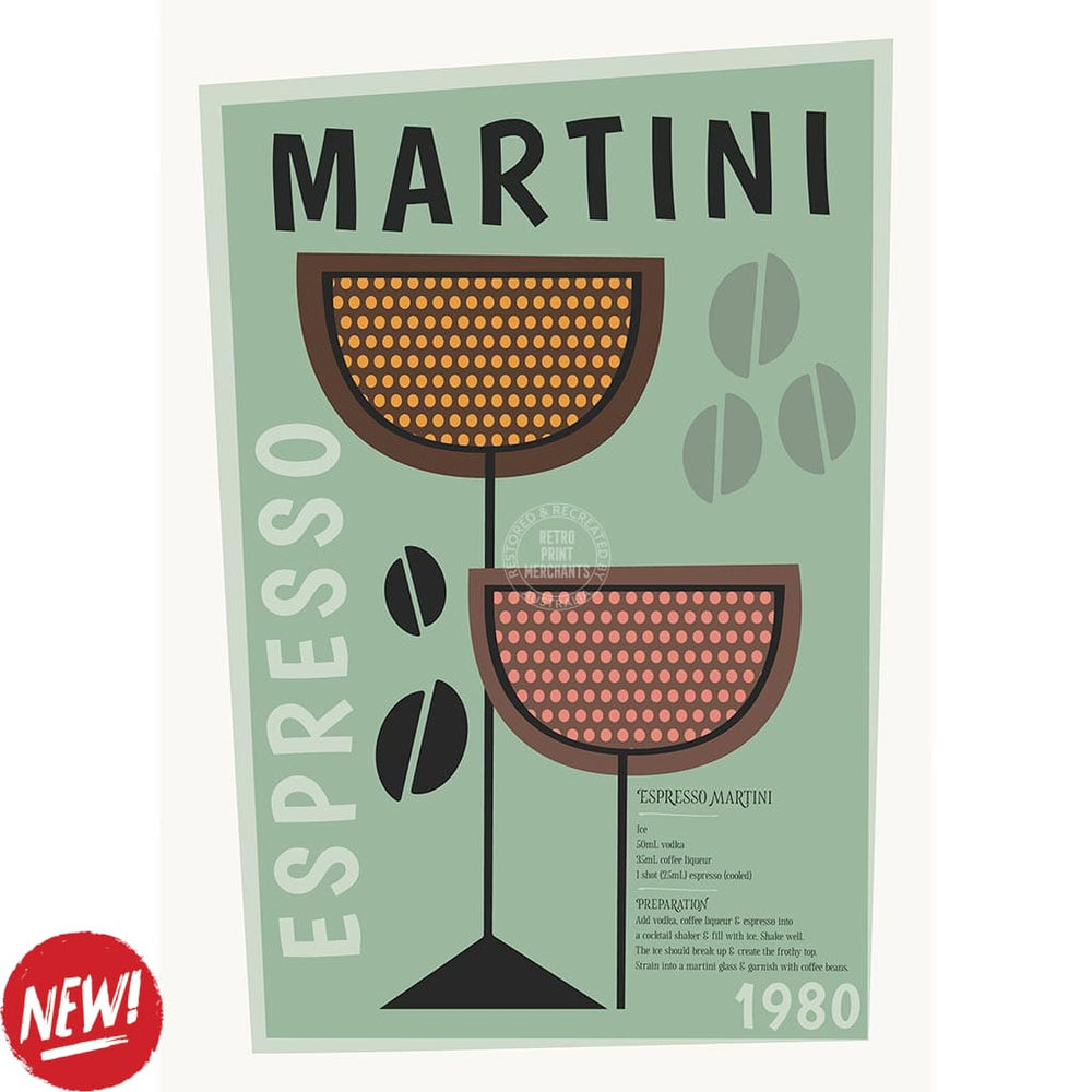 Espresso Martini Cocktail | Worldwide Print Art