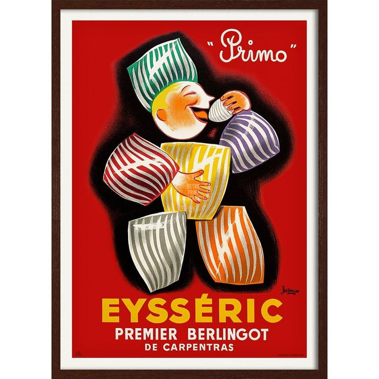 Eysseric Candy 1930 | France 422Mm X 295Mm 16.6 11.6 A3 / Dark Oak Print Art
