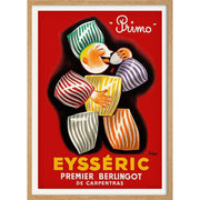 Eysseric Candy 1930 | France 422Mm X 295Mm 16.6 11.6 A3 / Natural Oak Print Art