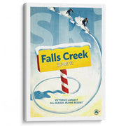 Falls Creek | Australia A3 297 X 420Mm 11.7 16.5 Inches / Stretched Canvas Print Art