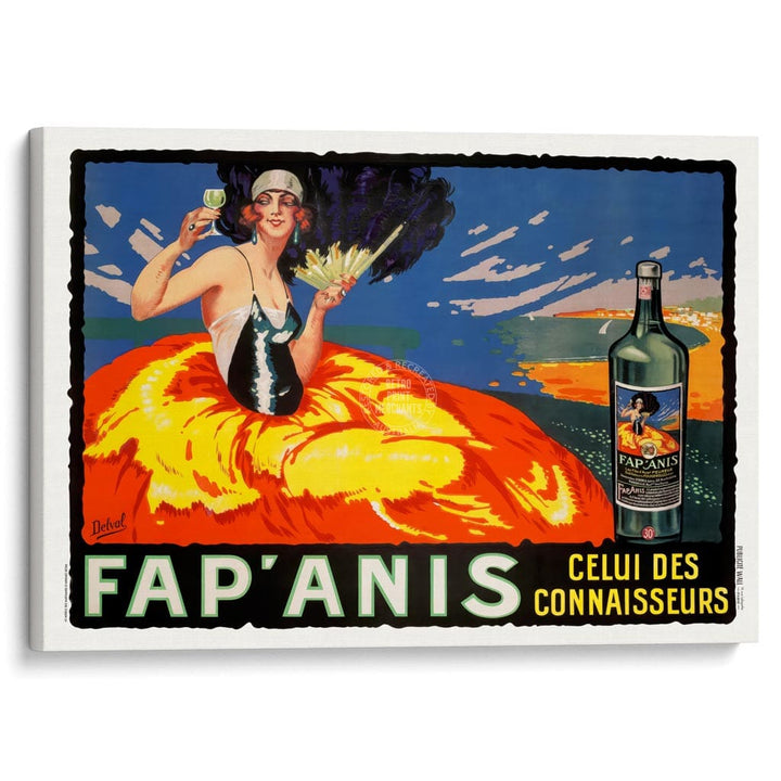 Fap’anis| France A3 | 297 X 420Mm 11.7 16.5 Inches / Stretched Canvas Print Art