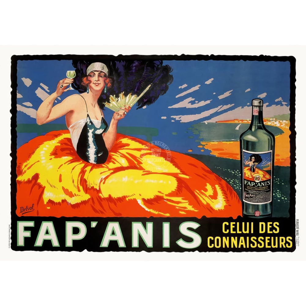 Fap’anis| France A3 | 297 X 420Mm 11.7 16.5 Inches / Unframed Print Art