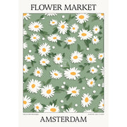 Flower Market | Amsterdam Or Personalise It! A4 210 X 297Mm 8.3 11.7 Inches / Unframed Print Art