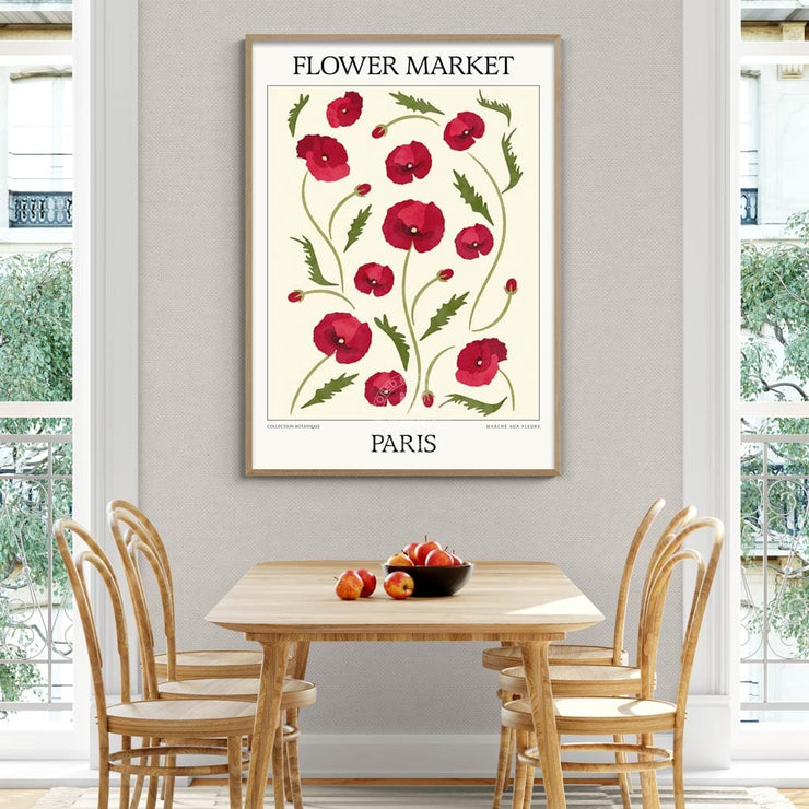 Flower Market | Paris Or Personalise It! Print Art