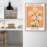 Flower Market | Singapore Or Personalise It! Print Art