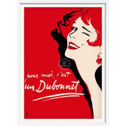 For Me Its A Dubonnet | France A3 297 X 420Mm 11.7 16.5 Inches / Framed Print - White Timber Art
