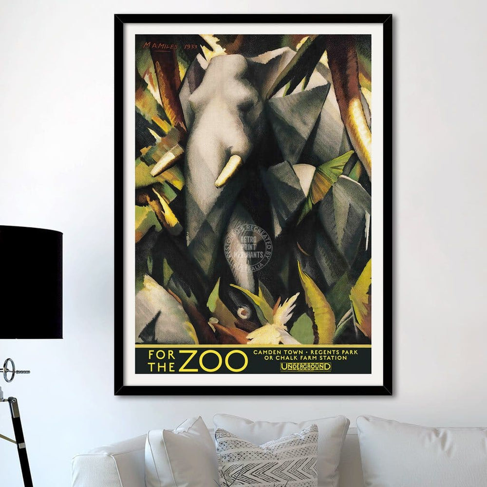 For The Zoo London Underground | United Kingdom Print Art