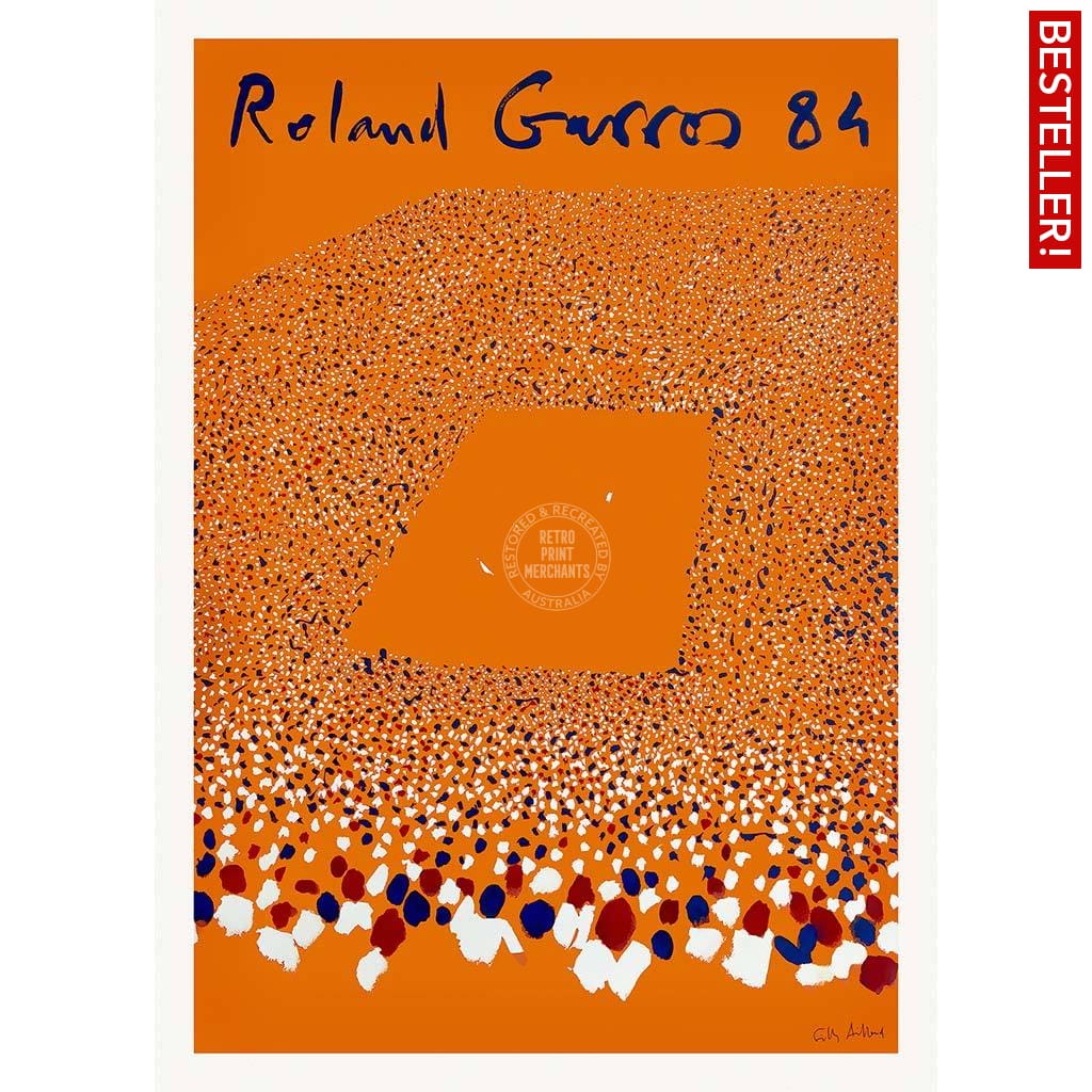 French Open Tennis 1984 | France A3 297 X 420Mm 11.7 16.5 Inches / Unframed Print Art