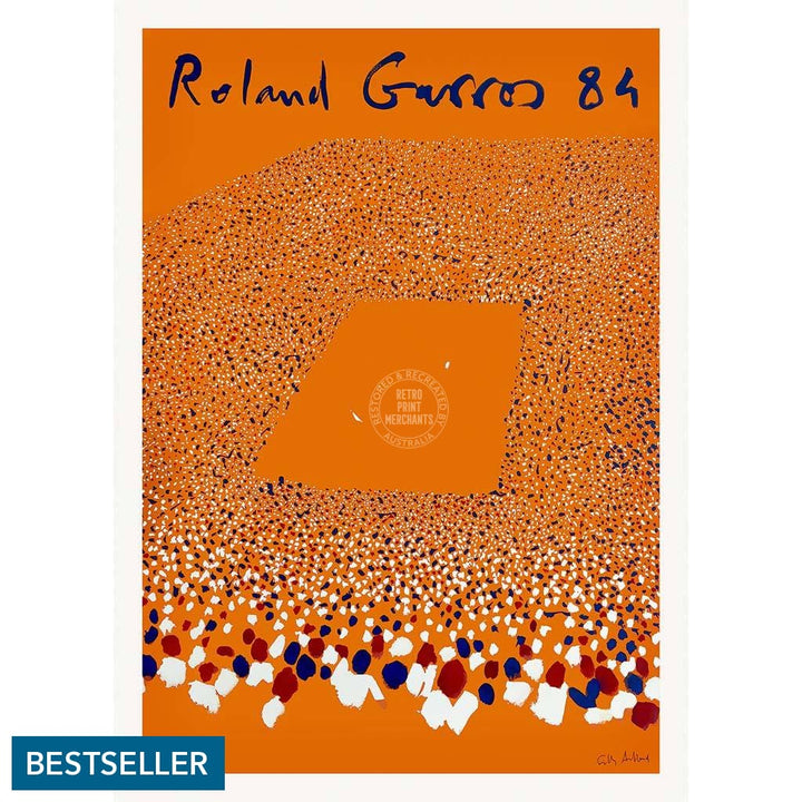 French Open Tennis 1984 | France A3 297 X 420Mm 11.7 16.5 Inches / Unframed Print Art