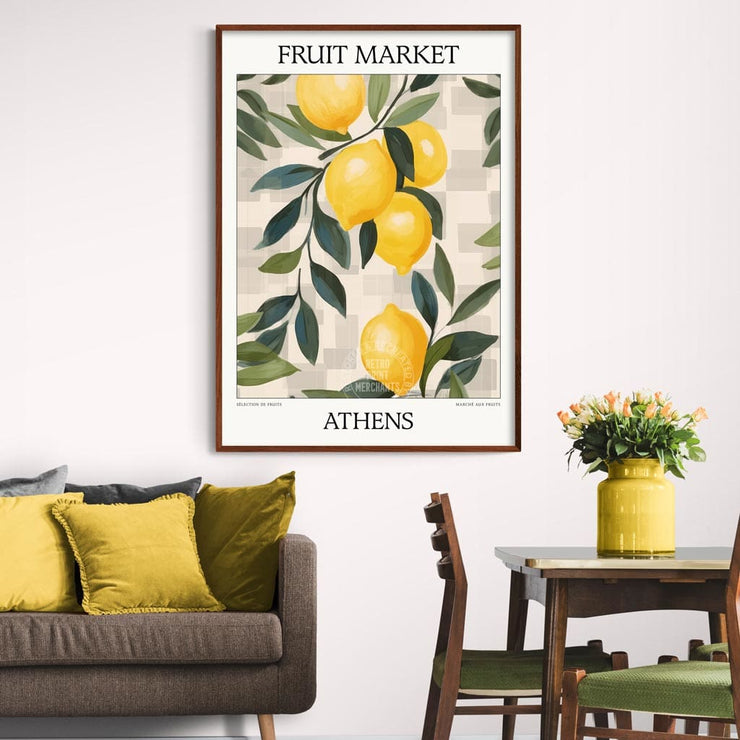 Fruit Market | Athens Or Personalise It! Print Art