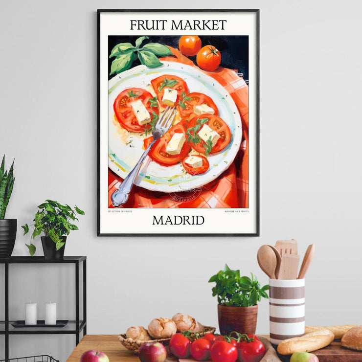 Fruit Market | Madrid Or Personalise It! Print Art