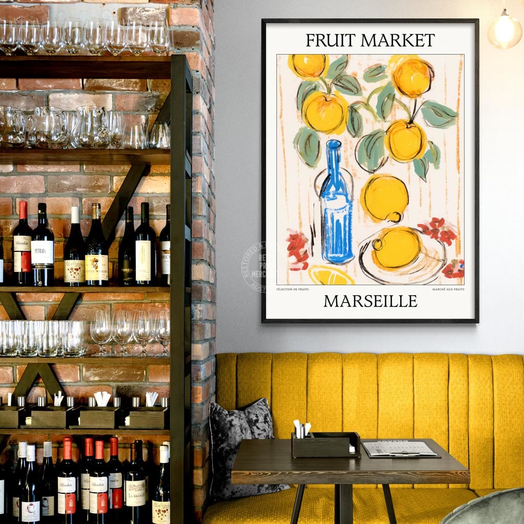 Fruit Market | Marseille Or Personalise It! Print Art