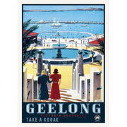 Geelong | Australia A3 297 X 420Mm 11.7 16.5 Inches / Unframed Print Art