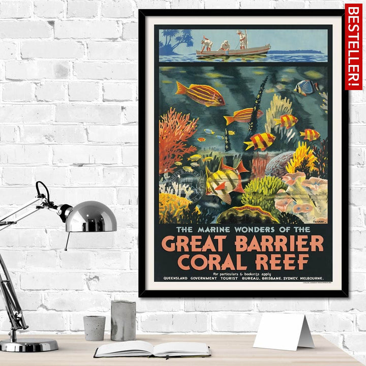 Great Barrier Coral Reef | Australia Print Art