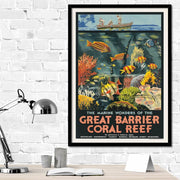 Great Barrier Coral Reef | Australia Print Art