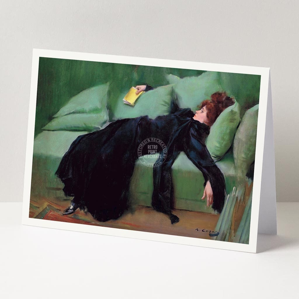 Greeting Card | A Decadent Young Woman Greeting Cards