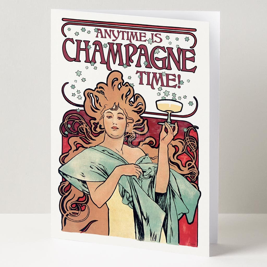 Greeting Card | Anytime Is Champagne Time Greeting Cards