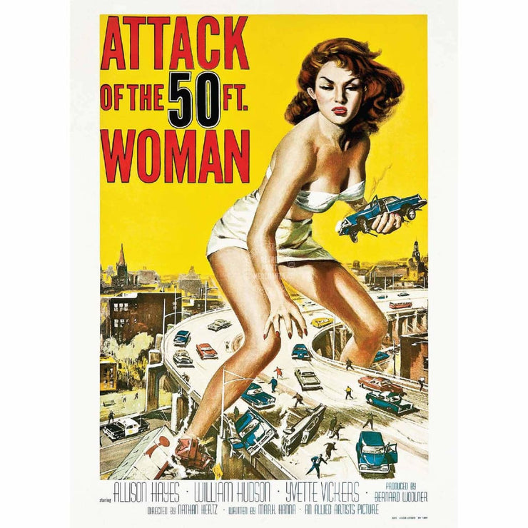 Greeting Card | Attack Of The 50Ft Woman Greeting Cards
