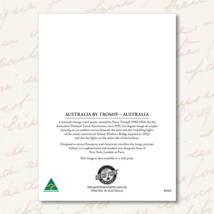 Greeting Card | Australia By Trompf Greeting Cards