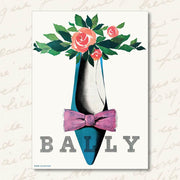 Greeting Card | Bally Blue Shoe Greeting Cards