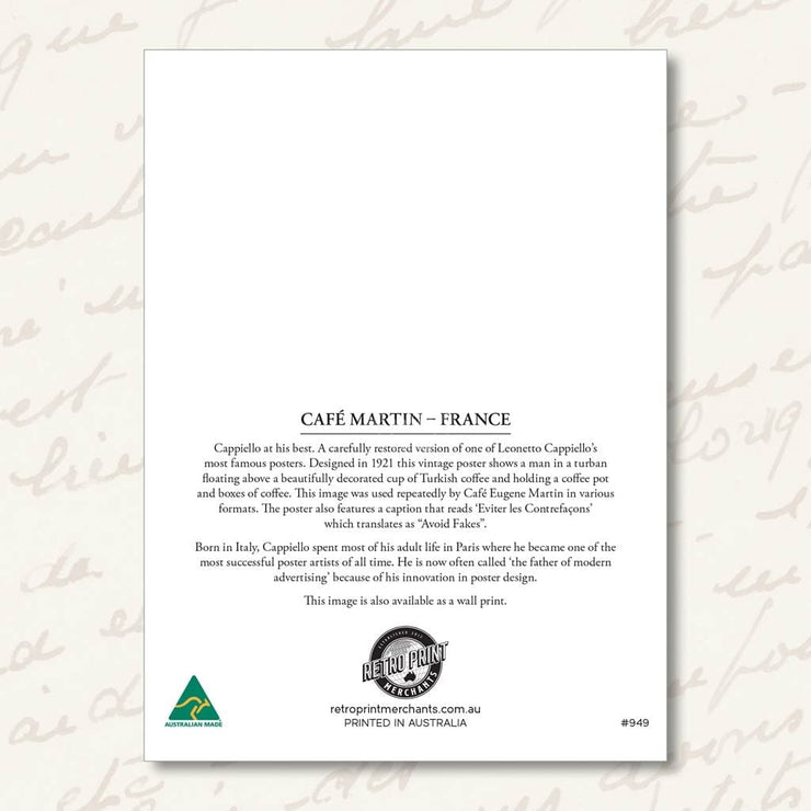 Greeting Card | Cafe Martin Greeting Cards