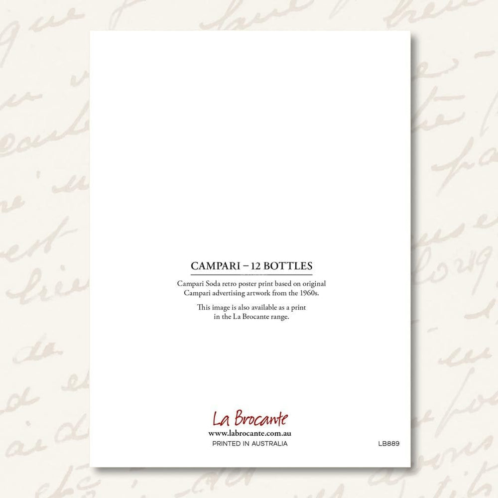 Greeting Card | Campari 12 Bottles Greeting Cards