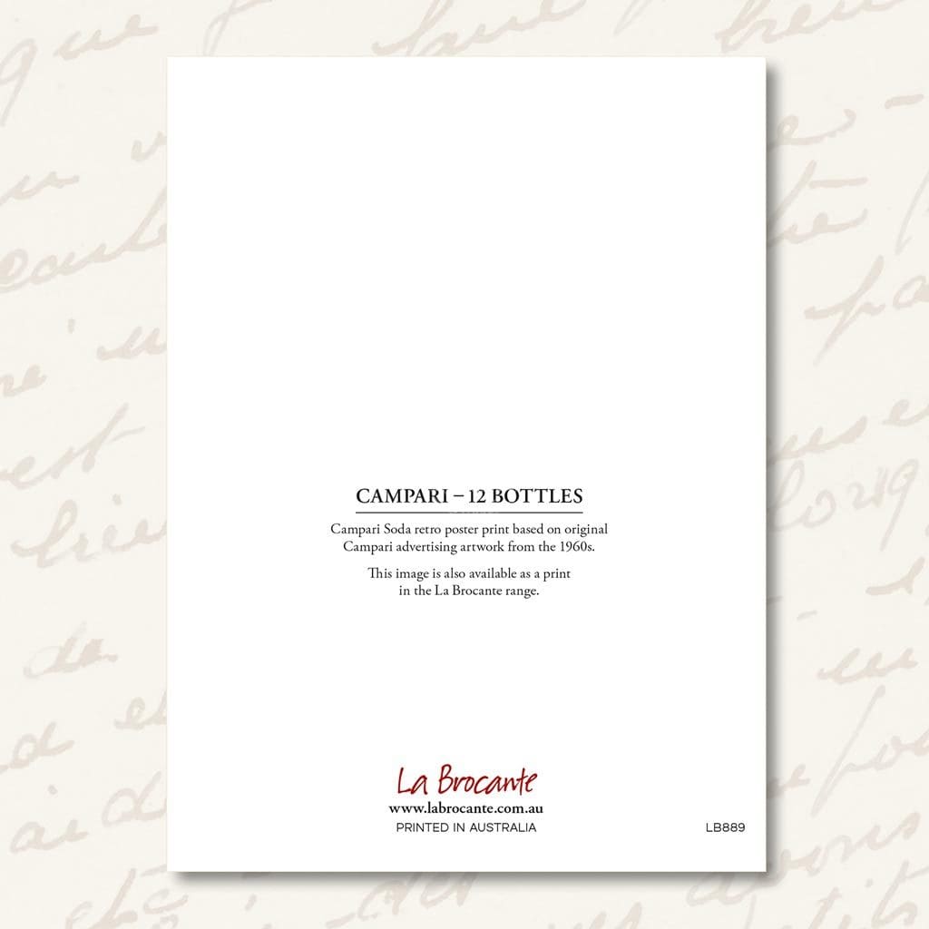 Greeting Card | Campari 12 Bottles Greeting Cards