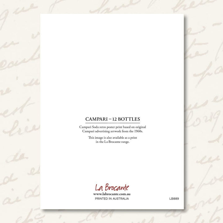 Greeting Card | Campari 12 Bottles Greeting Cards