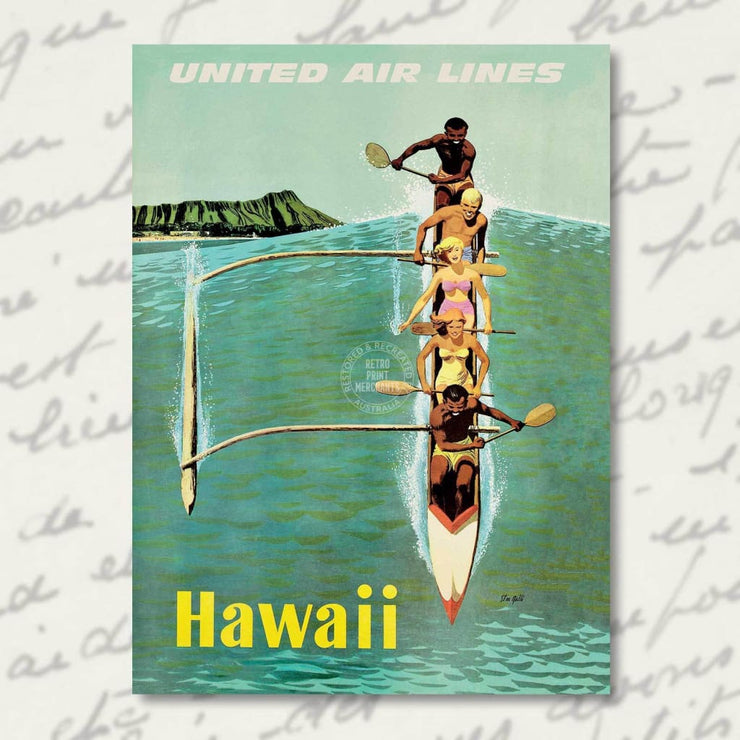 Greeting Card | Hawaii Outrigger Greeting Cards