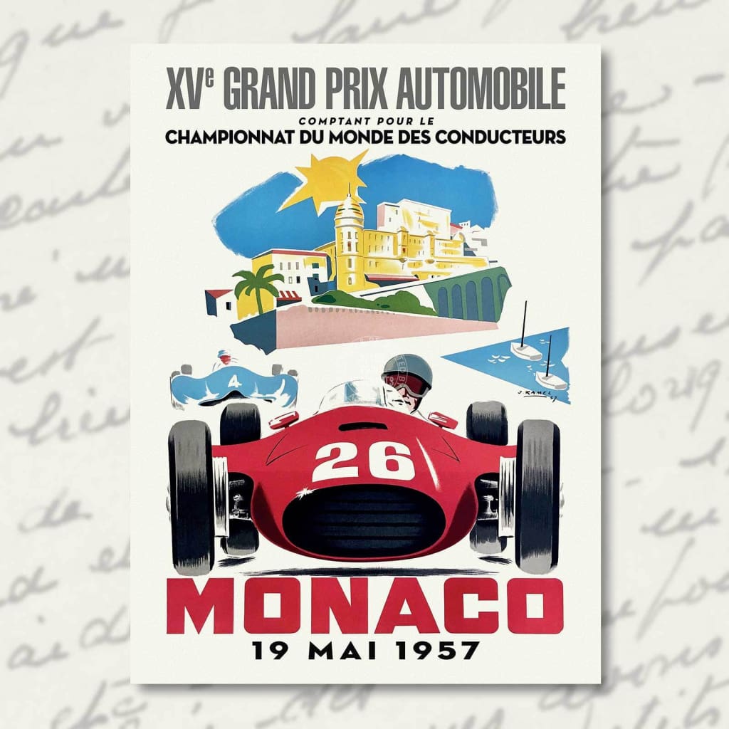 Greeting Card | Monaco 1957 Greeting Cards