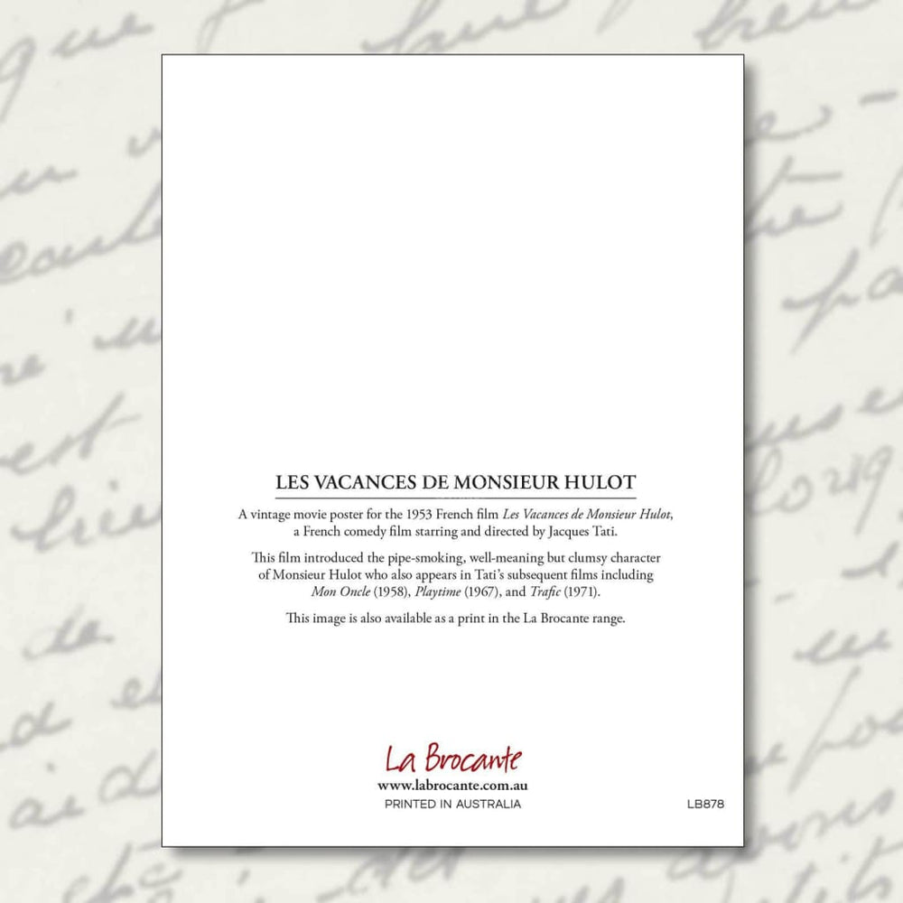 Greeting Card | Monsieur Hulot En Vacances Greeting Cards