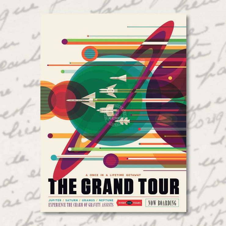 Greeting Card | Nasa Grand Tour Greeting Cards