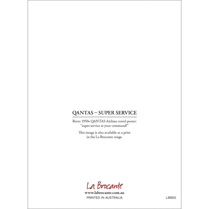 Greeting Card | Qantas Super Service Greeting Cards