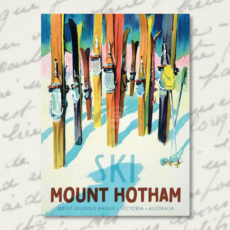 Greeting Card | Ski Mount Hotham Greeting Cards