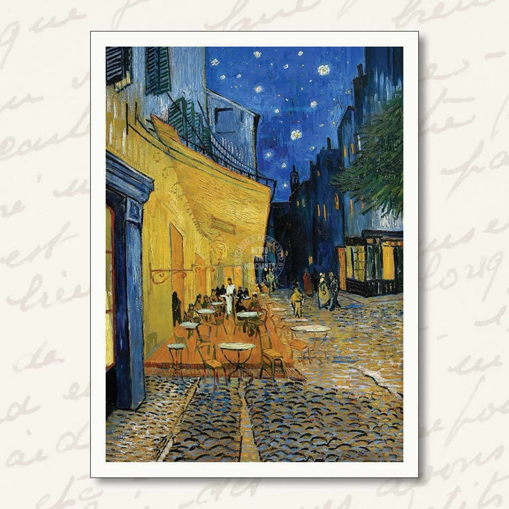 Greeting Card | Van Gogh Cafe Terrace At Night Greeting Cards