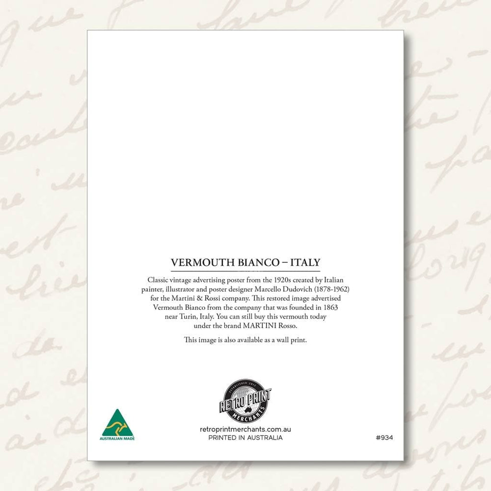 Greeting Card | Vermouth Bianco Greeting Cards