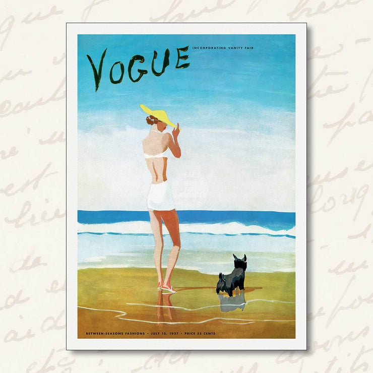 Greeting Card | Vogue Beach Walk Greeting Cards
