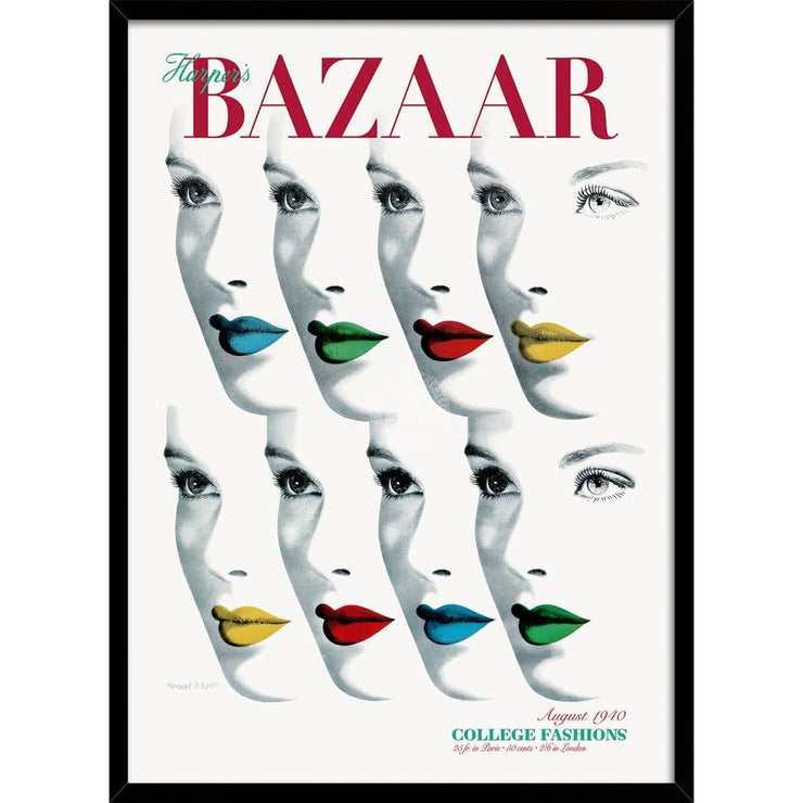 Harpers Bazaar Pop Art Cover | Usa 422Mm X 295Mm 16.6 11.6 A3 / Black Print Art