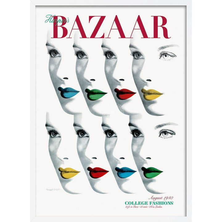 Harpers Bazaar Pop Art Cover | Usa 422Mm X 295Mm 16.6 11.6 A3 / White Print Art