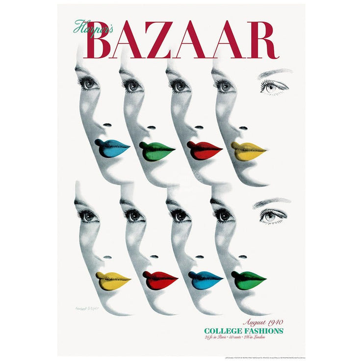 Harpers Bazaar Pop Art Cover | Usa 422Mm X 295Mm 16.6 11.6 A3 / Unframed Print Art