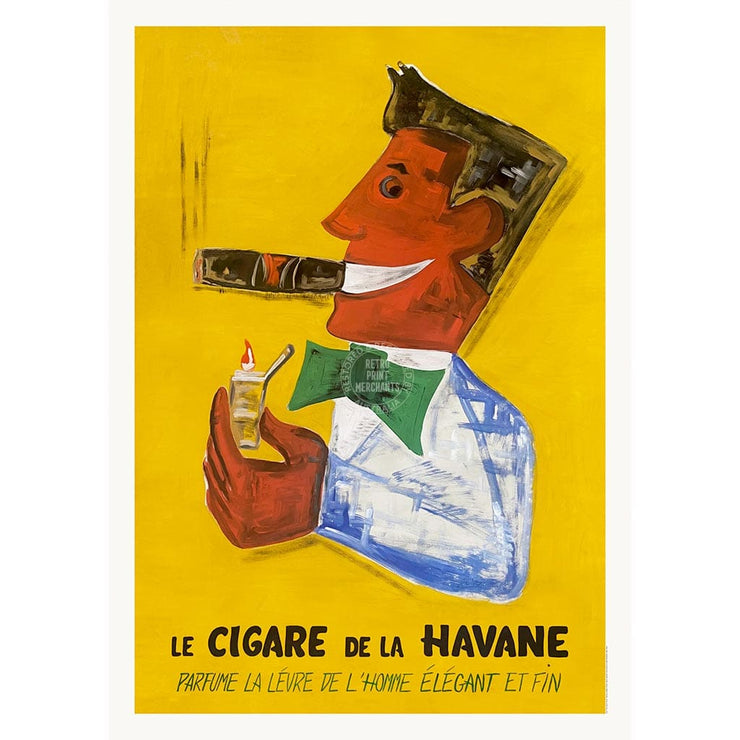 Havana Cigars | France A4 210 X 297Mm 8.3 11.7 Inches / Unframed Print Art